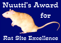 Nuutti's Award for Rat Site Excellence