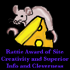 Rattie Award of Site Creativity and Superior Info and Cleverness